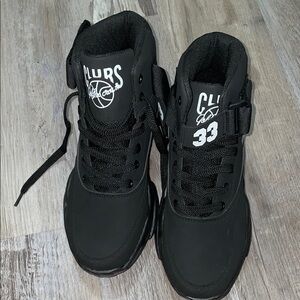 Black High-Top Sneakers